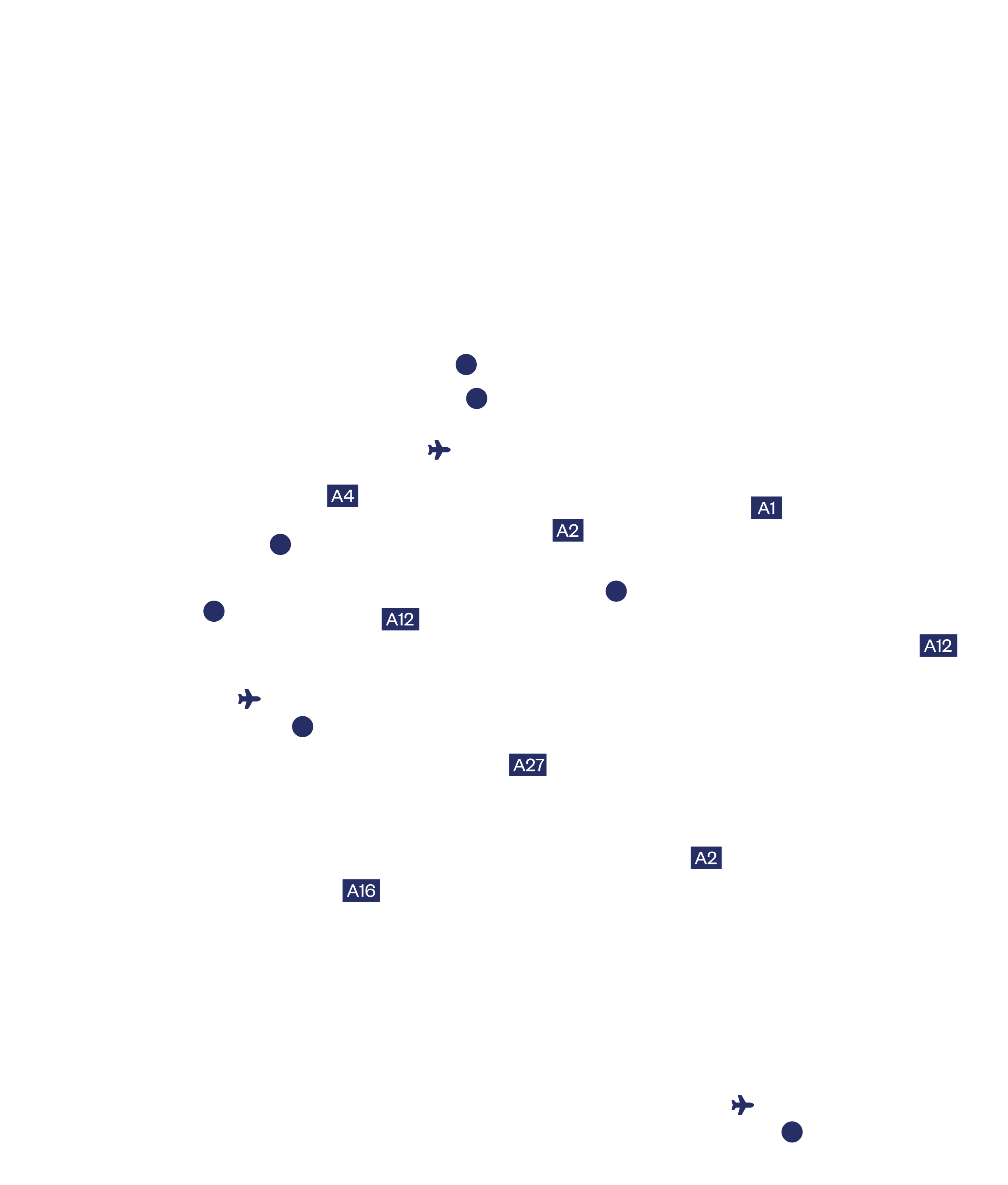 Wegenkaart DEF